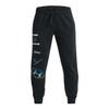 Under Armour UA Longshot LS 1.5 PRINT Boys' Training Fleece, Black / Phosphor Green, S view 1