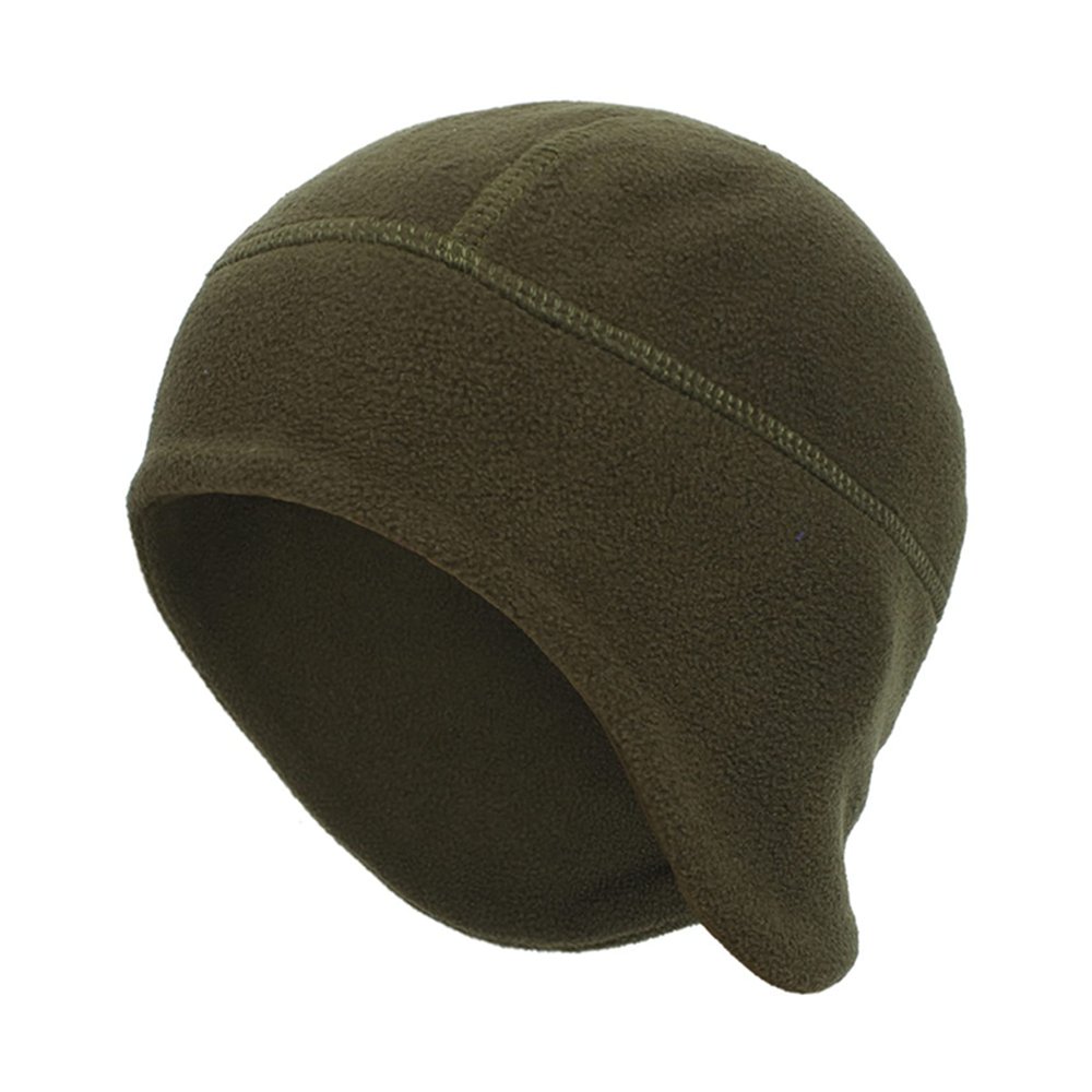 LILIYUAN Skull Cap Helmet Liner, Winter Thermal Cycling Cap for Men & Women, Cycling Hat Beanie Green