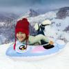 SnowCandy Inflatable Snow Bunny Snow Sled. Fun, Easy to use Winter sled. Easy Sure-Grip Handles Allows for Maximum Control Down The Slope. view 3