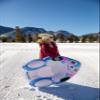 SnowCandy Inflatable Snow Bunny Snow Sled. Fun, Easy to use Winter sled. Easy Sure-Grip Handles Allows for Maximum Control Down The Slope. view 4