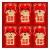 Chinese New Year Red Packets for Spring Festival, 2022 Lucky Money Holder, Children Gifts (Size : 18 pcs) view 1