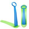 AQUARM Snow Scooter Sled for Kids Winter Outdoor Sports, Fold-up Snowboard with Handlebar, Plastic Ski Scooter Lightweight & Wear-Resistant for 5+ Years Old Boys Girls, 36inch (Blue,Green) view 1