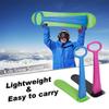 AQUARM Snow Scooter Sled for Kids Winter Outdoor Sports, Fold-up Snowboard with Handlebar, Plastic Ski Scooter Lightweight & Wear-Resistant for 5+ Years Old Boys Girls, 36inch (Blue,Green) view 2