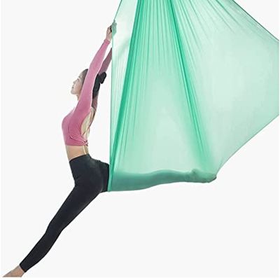 LJYT 5Meters Long Yoga Swing Kit Yoga Hammock Dance Yoga Yoga Acrobatic Silks Antigravity Yoga Hammock for Indoor Or Outdoor (Color : C)