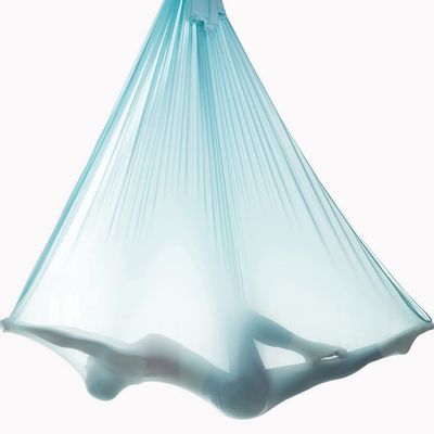 LJYT 5 Meters Yoga Hammock Anti-Gravity Aerial Yoga Hammock Elastic Indoor Hammock Sling Sling Elastic Fabric Silk Satin (Color : A)