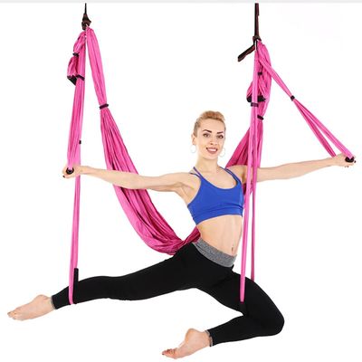LJYT Yoga Swing,Aerial Yoga Swing Malleable Protect The Skin Strong Antigravity Yoga Hammock/Sling Tool for Gym (Color : C)
