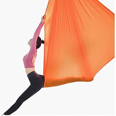 LJYT Aerial Yoga Hammock Silk Yoga Swing Yoga, Improved Flexibility for Sensory Integration Outdoor Camping for Yoga/Indoor (Color : A)