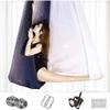 LJYT Yoga Hammock, 4-6 M Long 2.8 M Wide Hammock Fitness Anti Gravity Swinging Flying for Inversion Exercise Pilates Gymnastics (Color : A, Size : 4M) view 2