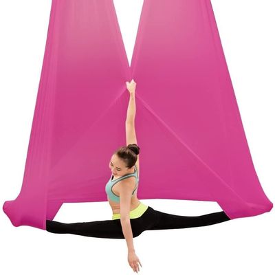 LJYT 5 Meters Long Yoga Swing Yoga Hammock Yoga Antigravity Yoga Hammock for Indoor Or Outdoor (Color : A)