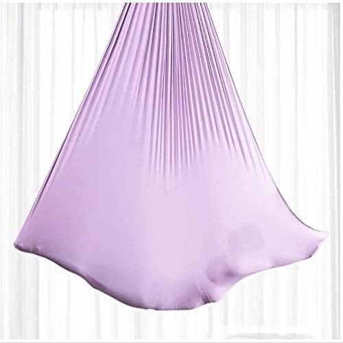 LJYT Yoga Hammock Flying Hammock Swing Aerial Yoga Hammock Fabric with Carabiner for Yoga Anti- Gravity Pilates (Color : B)