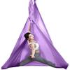 LJYT 4-7m Long, 2.8m Wide, Yoga Hammock Flying Hammock Swing Aerial Yoga Hammock with Carabiner & Daisy Chain for Yoga Pilates (Color : C, Size : 5M) view 1