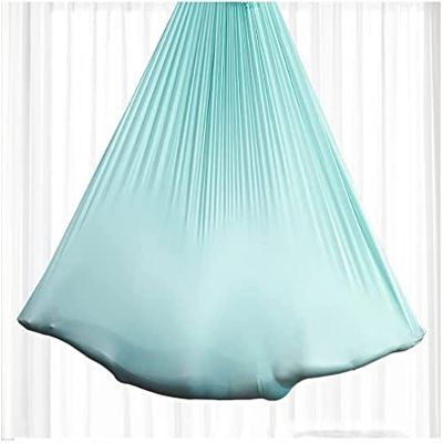 LJYT Yoga Hammock Flying Hammock Swing Aerial Yoga Hammock Fabric with Carabiner for Yoga Anti- Gravity Pilates (Color : D)