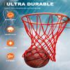 XXXYYY Red Basketball Net Replacement Heavy Duty, 2022 Professional On-Court Quality [6.88Ounce], Fits Outdoor Indoor Standard 12 Loops Rim, All Weather Anti Whip view 2
