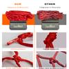 XXXYYY Red Basketball Net Replacement Heavy Duty, 2022 Professional On-Court Quality [6.88Ounce], Fits Outdoor Indoor Standard 12 Loops Rim, All Weather Anti Whip view 3
