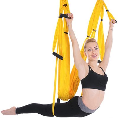 LJYT Yoga Swing,Aerial Yoga Swing Malleable Protect The Skin Strong Antigravity Yoga Hammock/Sling Tool for Gym (Color : D)