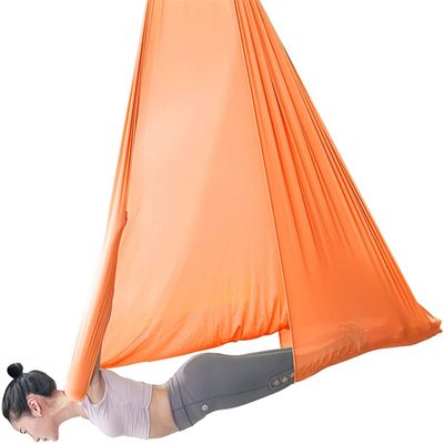 LJYT Yoga Hammock Nylon Anti-Gravity Yoga Sling Set, Suitable for Yoga, Children's Acrobatics, Circus Dance, Suitable for Gymnasium, Home (Color : D, Size : 100CMx280cm)