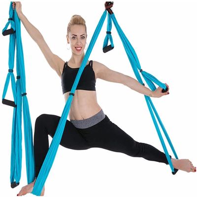 LJYT Yoga Swing,Aerial Yoga Swing Malleable Protect The Skin Strong Antigravity Yoga Hammock/Sling Tool for Gym (Color : E)