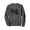 PHL Philadelphia Pennsylvania Airport Code Lists PHL Sweatshirt view 1