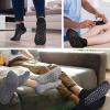 Hromec Non Slip Yoga Socks with Grips for Pilates, Ballet, Barre, Barefoot,Bikram,Hospital Anti Skid Socks for Women and Men view 2