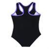Daenrui Kids Girls 2Pcs Tankini Swimsuit Sleeveless Floral Print One-Piece Swimwear with Bottoms Bathing Suit Purple 14 Years view 4