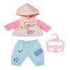 Baby Annabell Little Jogging Suit 36cm - A Cosy Two-Piece Outfit to Fit Little 36cm Dolls - Suitable for Children Aged 1+ Years - Includes Hoody, Trousers and Clothes Hanger - 706565 view 1