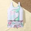 FYMNSI Baby Boys Girls Floatation Swimsuit One-Piece Swimwear Adjustable Buoyancy for Kids Learn to Swimming Swim Vest Jacket # White 18-24 Months view 4