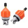 2PACK Inflatable Stand Up Paddleboard (SUP) Pump Adaptor -Universal Standard Schrader Air Valve Adapter Pumping Head Connector Converter for Inflating Boat, Kayak, Surfboard, Bed, Car Tire (Orange) view 1