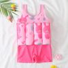 FYMNSI Baby Boys Girls Floatation Swimsuit One-Piece Swimwear Adjustable Buoyancy for Kids Learn to Swimming Swim Vest Jacket # Pink 2-3 Years view 3