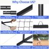 Portable Picklenet Pickleball Net Set System, Pickleball Nets Portable Outdoor Picklenet with Metal Frame Stand and Strong PVC Net, Carrying Bag Included view 3