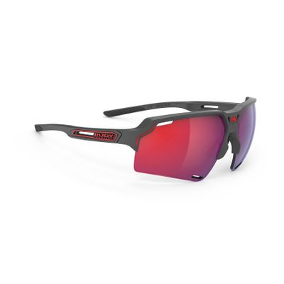 RUDY PROJECT DELTABEAT Delta Beat Sports Sunglasses Charcoal Matte/Multi Laser Red SP743838-0000