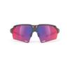 RUDY PROJECT DELTABEAT Delta Beat Sports Sunglasses Charcoal Matte/Multi Laser Red SP743838-0000 view 2