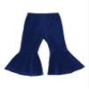 YONGHS Toddler Kids Girls Velvet Flared Pants Bell-Bottomed Pants Winter Trousers Christmas Bottoms Dark Blue 2-3 Years view 3
