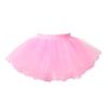 Freebily Kids Girls Solid Color Mesh Tutu Skirt Elastic Waist 4 Layers Tulle Skirt Ballet Dance Skirt Performance Costume Pink 6-11 Years view 1