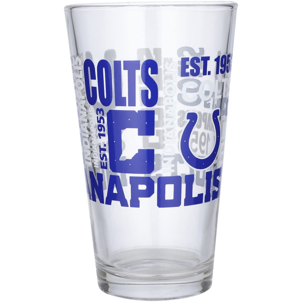 Logo Brands Indianapolis Colts 16oz. Team Spirit Pint Glass