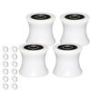 Total Trainer Rollers/Wheels of 4 for Models DLX, DLX II, DLX III, Adv DLX, Pilates, Pilates Pro 2500, 3000, 4000570, 2000 White view 2