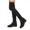 Bcshiye Women's Over The Knee High Low Heel Riding Boots Socks Wide Calf Thigh High Knee High Pull On Winter Boots view 1