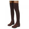 Bcshiye Women's Over The Knee High Low Heel Riding Boots Socks Wide Calf Thigh High Knee High Pull On Winter Boots view 1