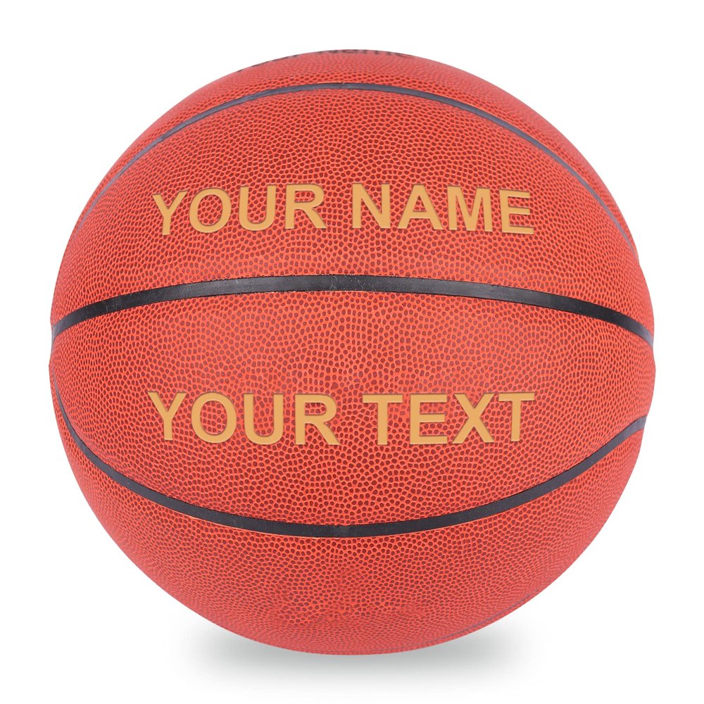 NGTSFLY Custom Basketball Personalized Engraved Name/Text Customized Outdoor Indoor Basketball Gift for Kids and Adults - Official Standard Size 29.5"