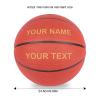 NGTSFLY Custom Basketball Personalized Engraved Name/Text Customized Outdoor Indoor Basketball Gift for Kids and Adults - Official Standard Size 29.5" view 3