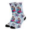 Brd Gifts Custom Photo Socks - Personalized Multiple Frame Socks with Your Photo, Picture or Logo view 1
