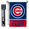 Chicago Baseball Garden Flag with Stand Holder view 2