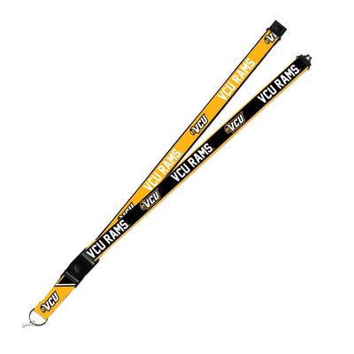 Rico Industries Virginia Commonwealth Rams VCU Lanyard Keychain 2-sided Breakaway Clip University