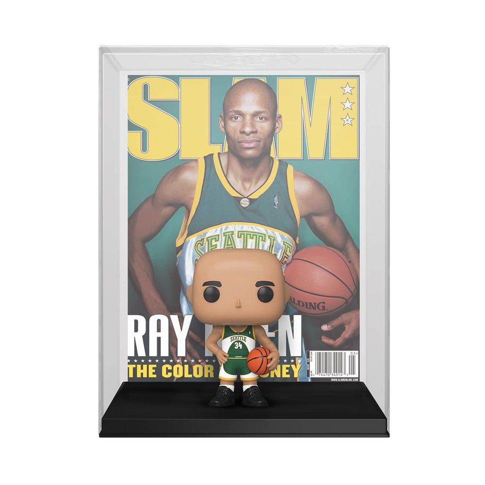 Funko Pop NBA Cover: SLAM - Ray Allen - Collectable Vinyl Figure - Gift Idea - Official Merchandise - Toys for Kids & Adults - Sports Fans - Model Figure for Collectors and Display