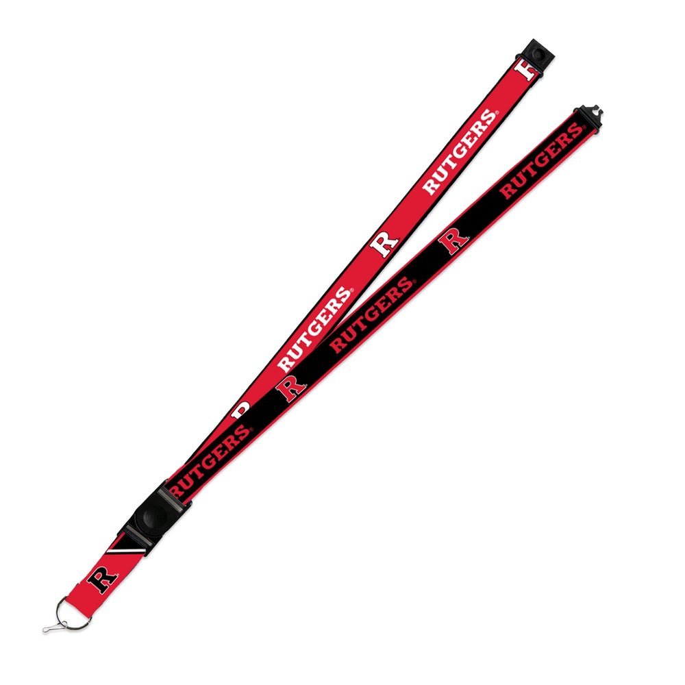 Rico Industries Rutgers Scarlet Knights Lanyard Keychain 2-sided Breakaway Clip University of