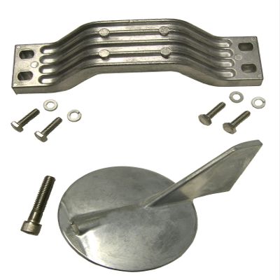 Magnesium Anode Kit Fits Yamaha 150 - 200 HP Outboard Motors Includes Hardware Replaces Yamaha 6G5-45251-01M, 6J9-45371-01M, Martyr CMY150KITM, Seachoice 95221, Sierra 18-6133, Tecnoseal 21101MG