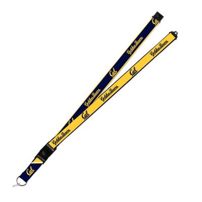 Rico Industries California Golden Bears Lanyard Keychain 2-sided Breakaway Clip University of