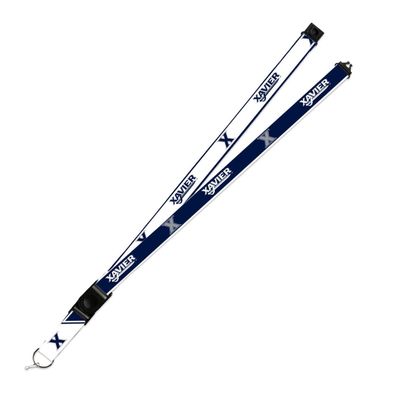 Rico Industries Xavier Musketeers Lanyard Keychain 2-sided Breakaway Clip University of