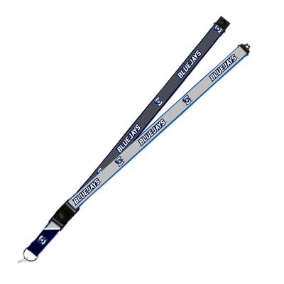 Rico Industries Creighton Bluejays Lanyard Keychain 2-sided Breakaway Clip GRAY University of