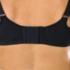 ToBeInStyle Women's Padded Lace Covered Front Bra w/Wide Straps & Band - Black - 40C view 3