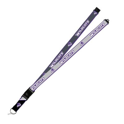 Rico Industries Abilene Christian Wildcats Lanyard Keychain 2-sided Breakaway Clip GRAY University